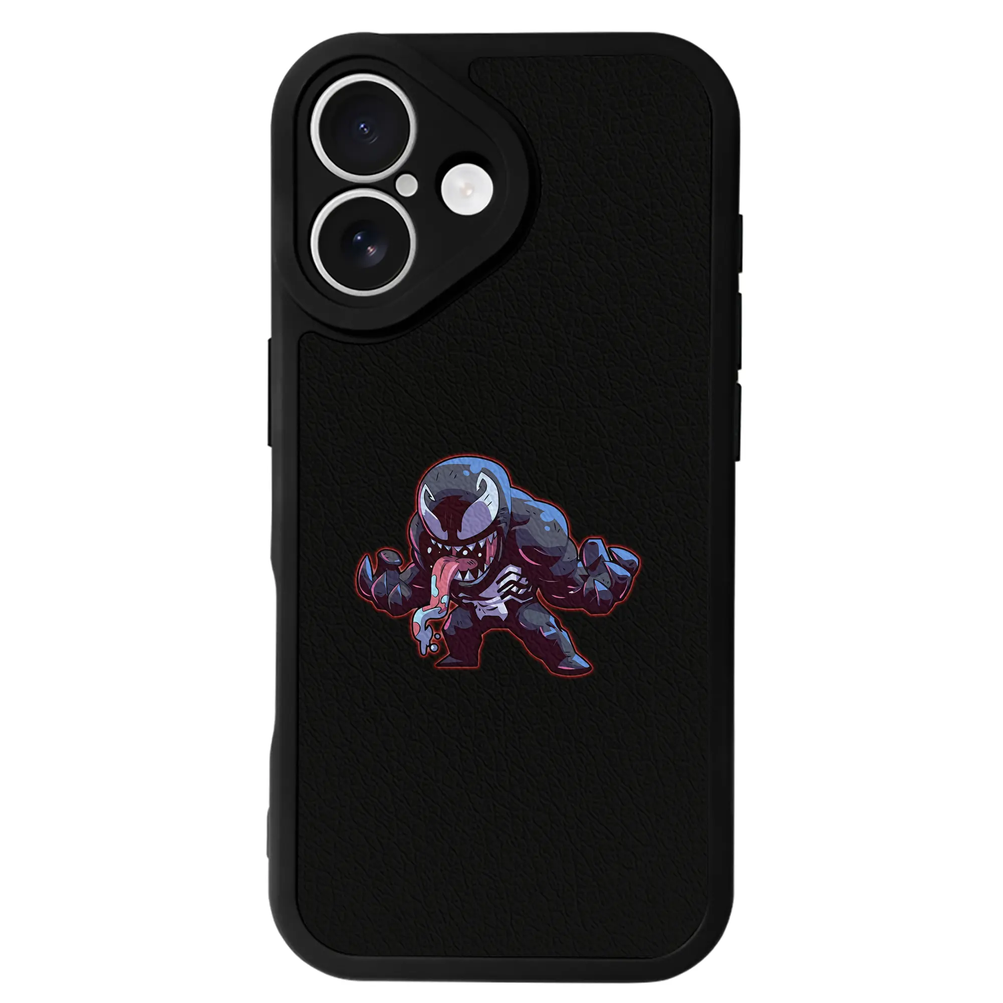 ヴェノム グッズ,ヴェノム - IPhone 16シリーズ対応 ・ シリコンスマホケース ・ レザー調 ・ 高精度フィット ・ 耐衝撃 ・ ワイヤレス充電対応 ・ 精密カット